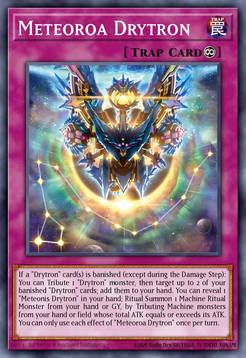 Meteoroa Drytron 2025 Yu-Gi-Oh! 2025 Mega Pack Tin