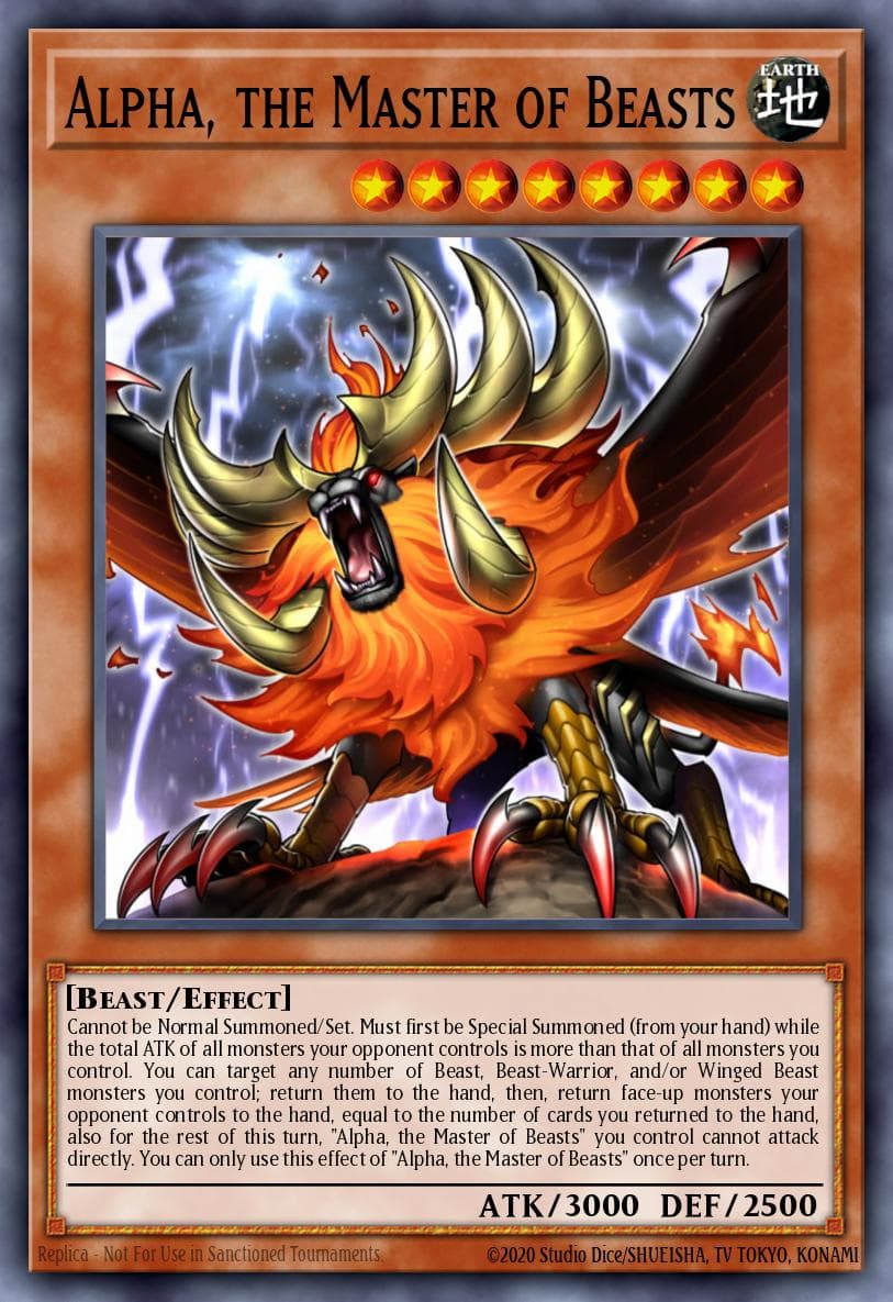 Alpha, the Master of Beasts 2020 Yu-Gi-Oh!