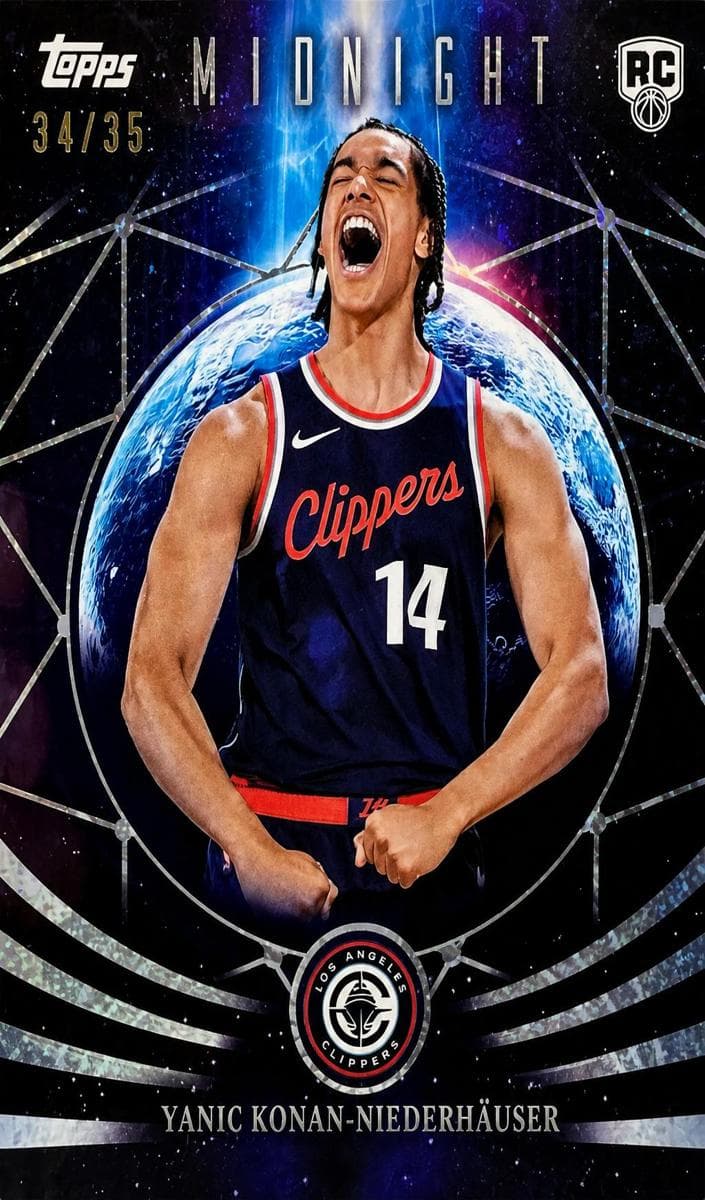 Yanic Konan-Niederhauser 2025 topps Topps Midnight
