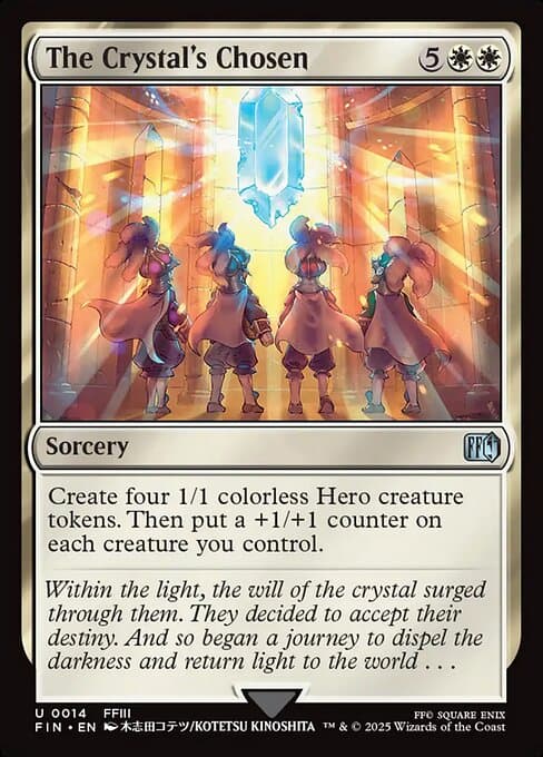 The Crystal's Chosen 2025 Magic: The Gathering Final Fantasy