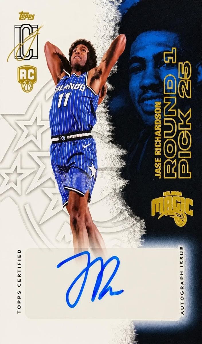 Jase Richardson 2025 topps Topps Signature Class
