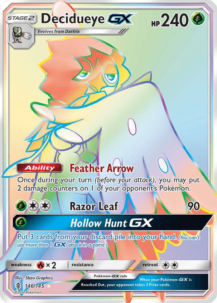 Decidueye GX 2017 Pokemon Guardians Rising