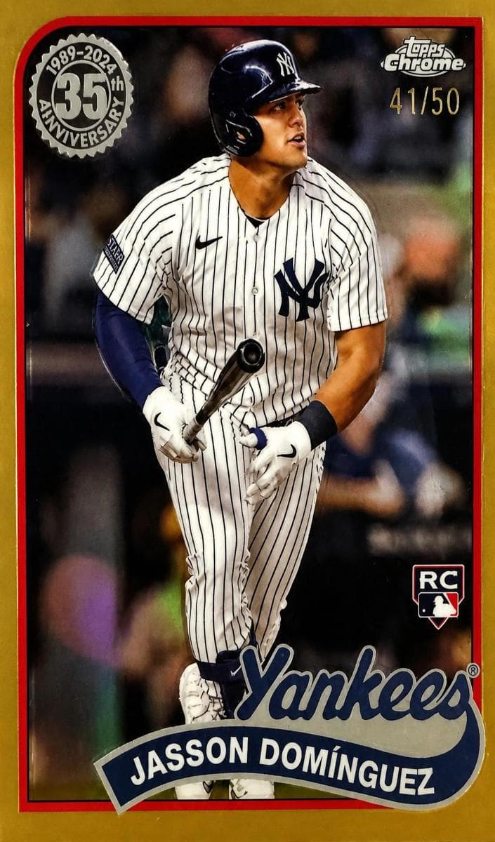 Jasson Dominguez 2024 topps Topps Chrome