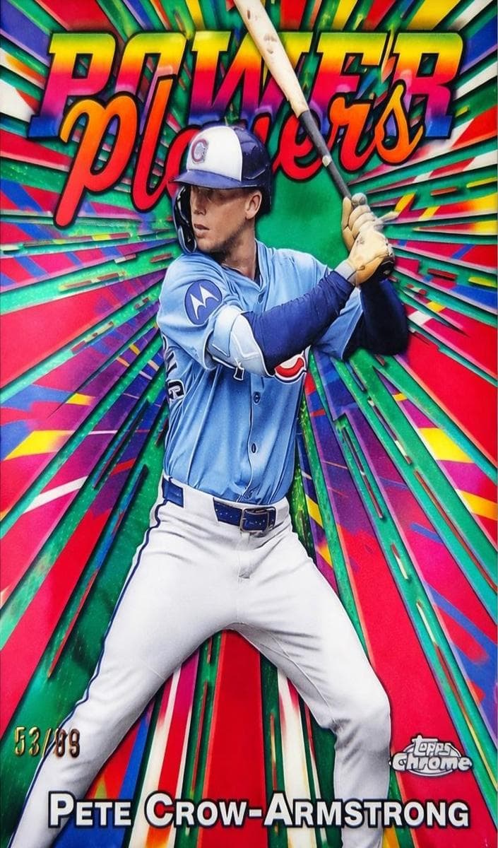 Pete Crow-Armstrong 2025 topps Topps Chrome Update