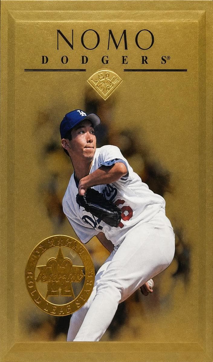 Hideo Nomo 1996 leaf Leaf