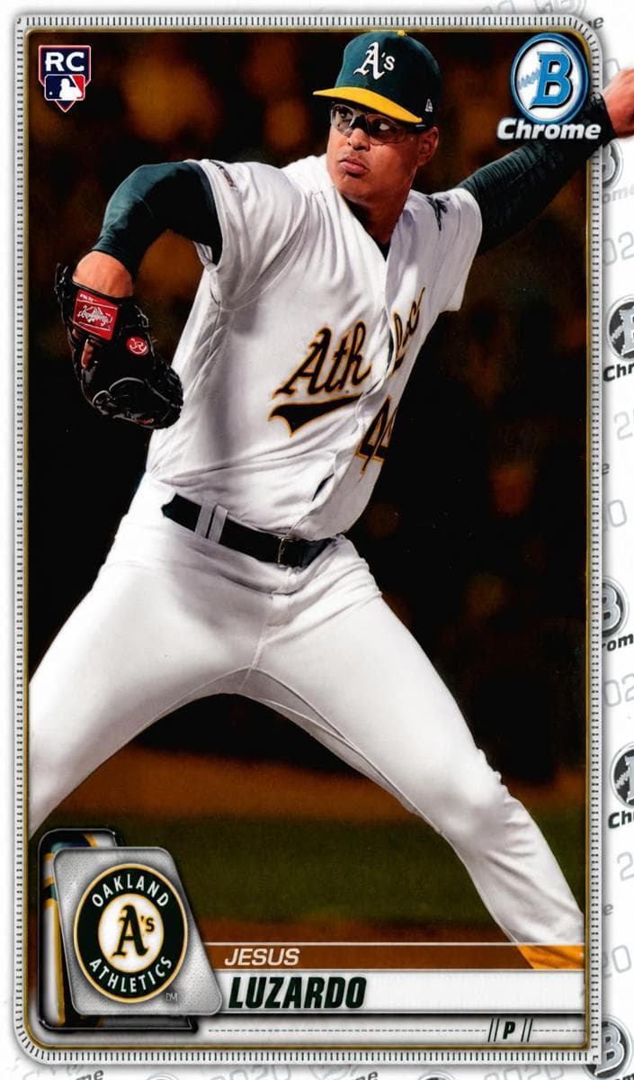 Jesus Luzardo 2020 bowman Bowman Chrome