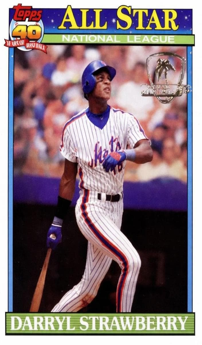 Darryl Strawberry 1991 topps Topps