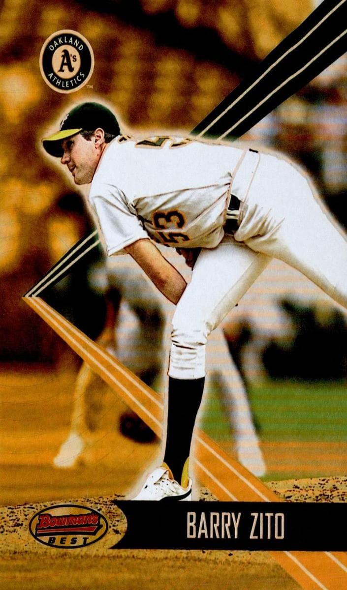 Barry Zito 2001 bowman Bowman's Best