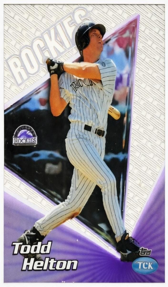 Todd Helton 1999 topps Topps Tek