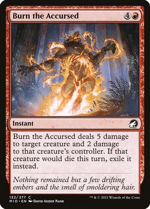 Burn the Accursed 2022 Magic: The Gathering Innistrad: Double Feature