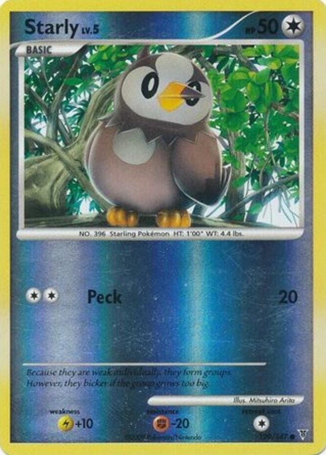 Starly trading card