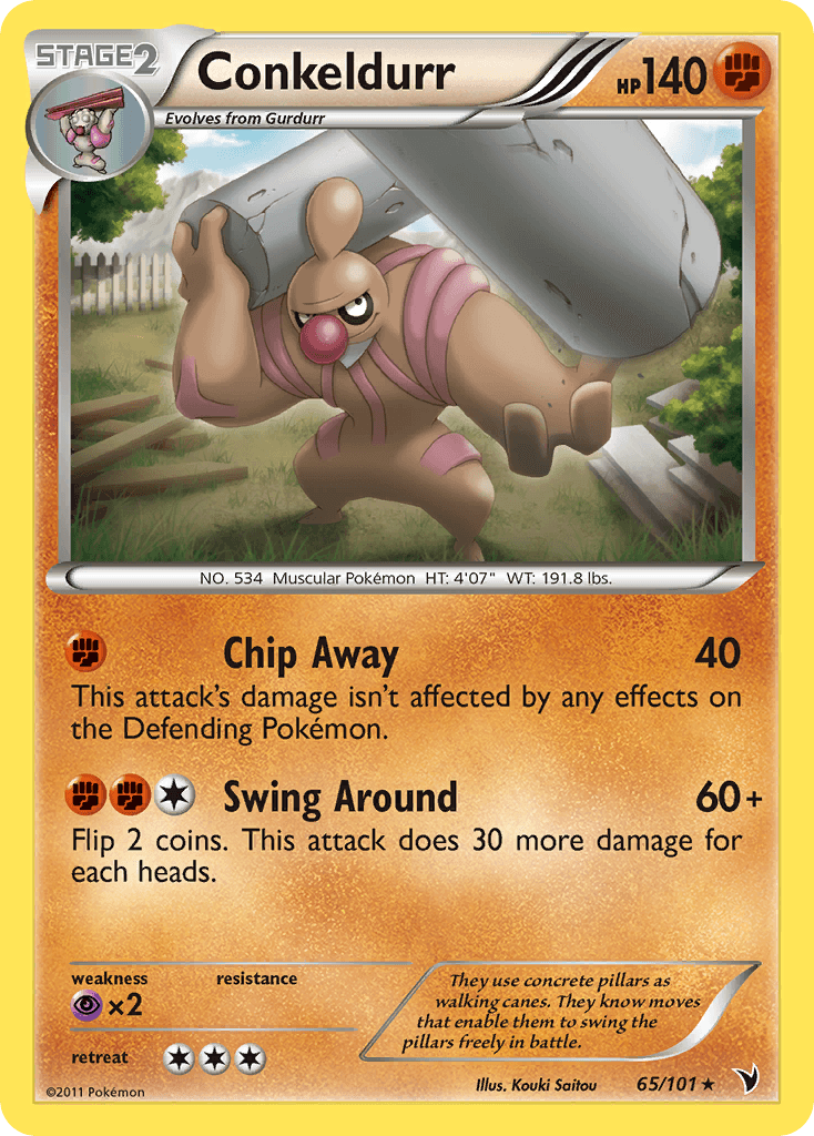 Conkeldurr 2011 Pokemon