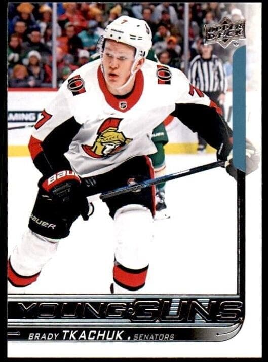 Brady Tkachuk trading card