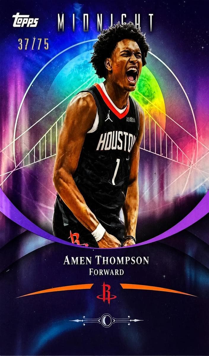 Amen Thompson 2025 topps Topps Midnight