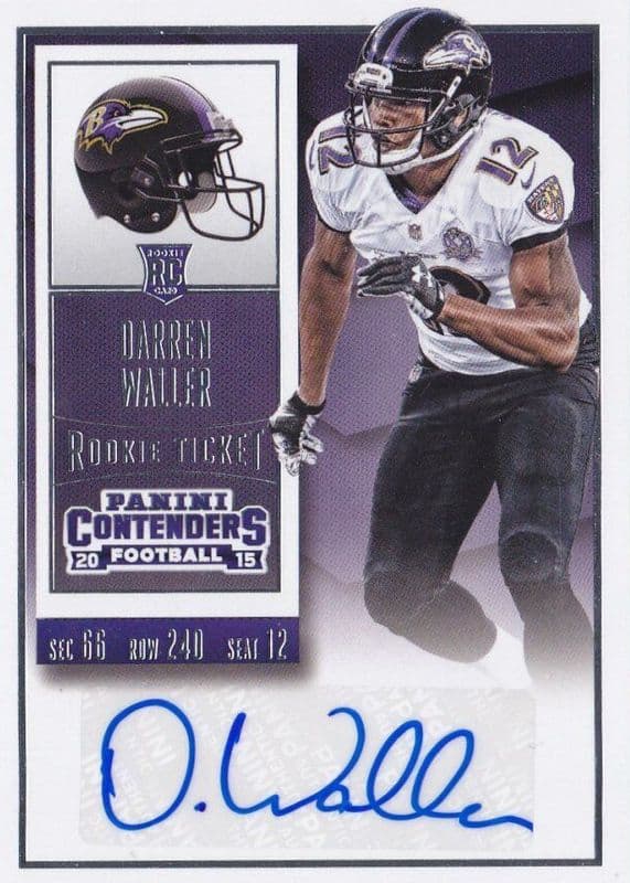 Darren Waller trading card