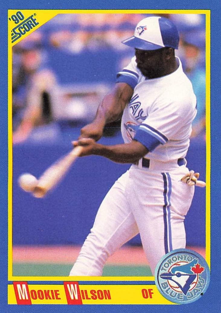 Mookie Wilson 1990 panini Score