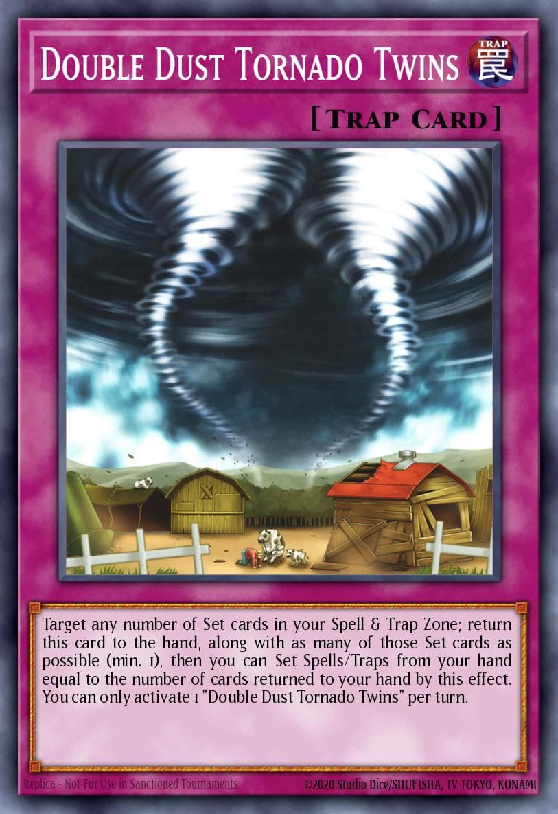 Double Dust Tornado Twins 2022 Yu-Gi-Oh! Power Of The Elements