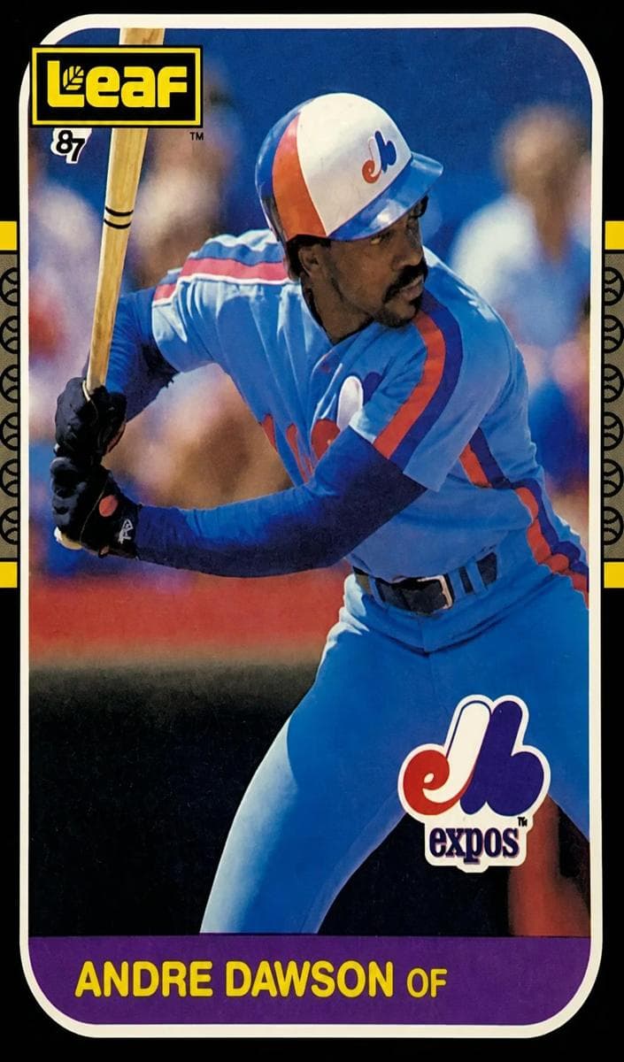 Andre Dawson 1987 leaf