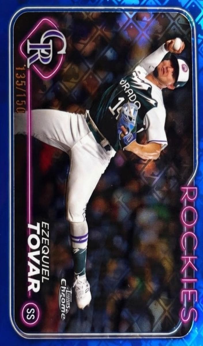 Ezequiel Tovar 2024 topps Topps Chrome Logofractor Edition