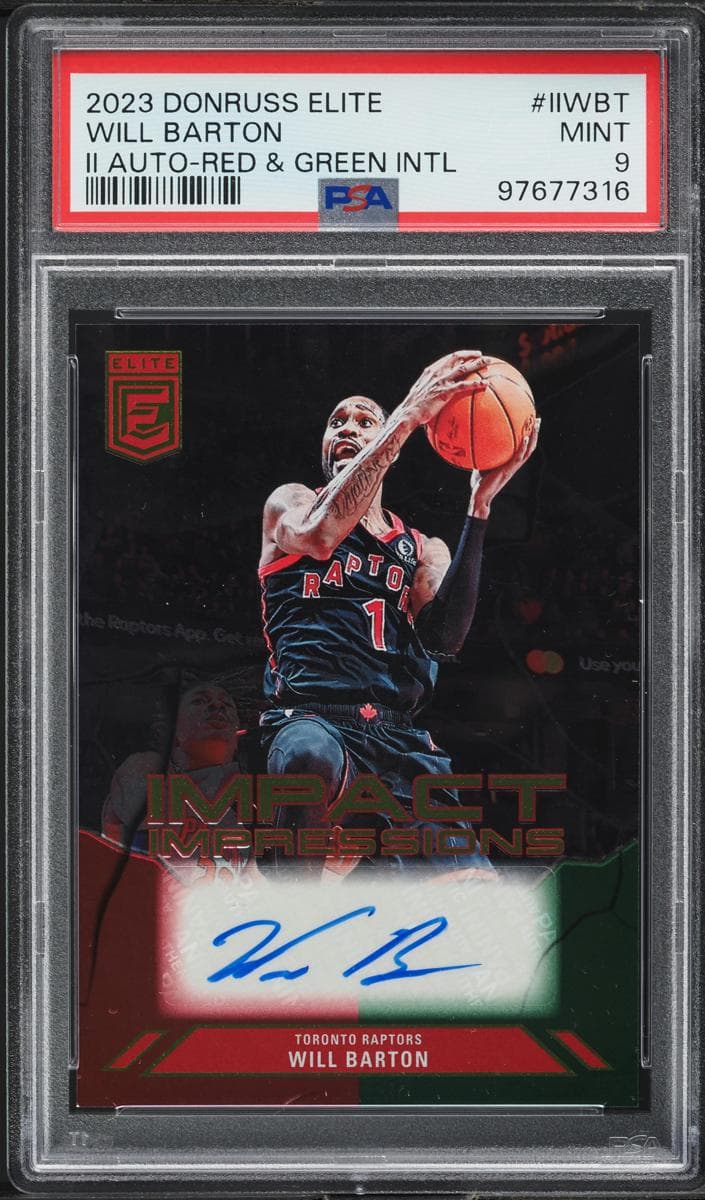 Will Barton trading card