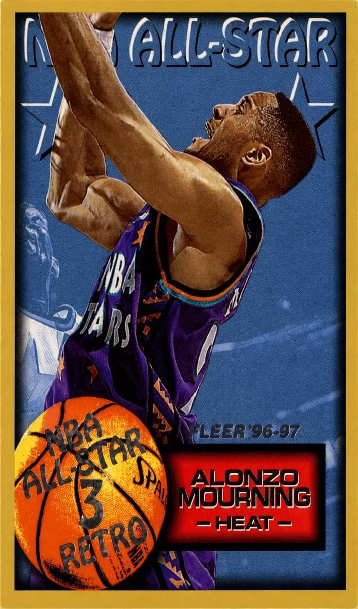 Alonzo Mourning 1996 fleer