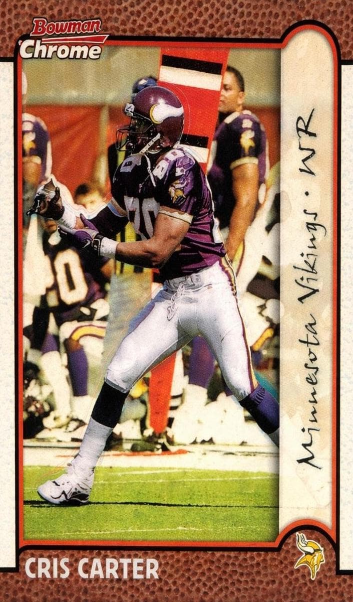 Cris Carter 1999 bowman