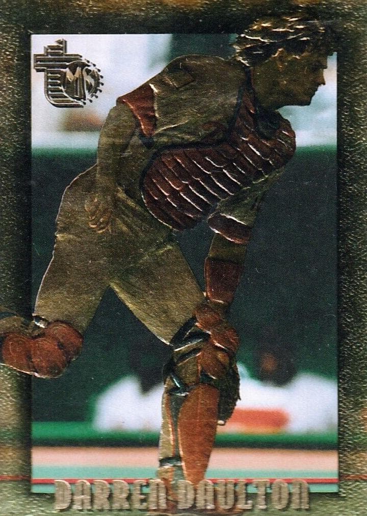 Darren Daulton 1995 topps Embossed