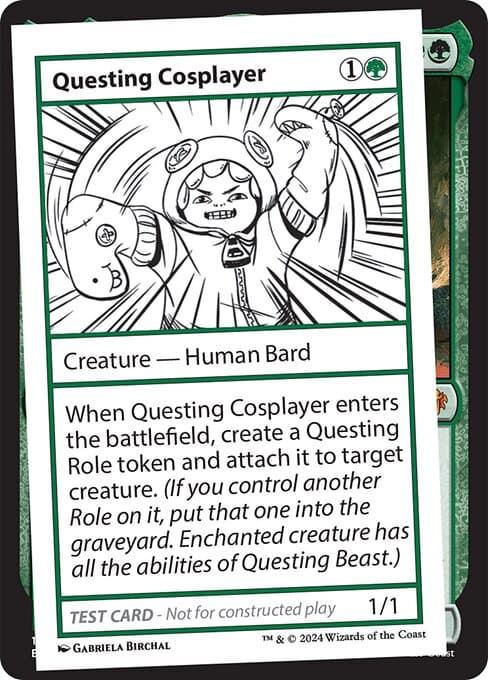 Questing Cosplayer 2024 Magic: The Gathering Mystery Booster 2