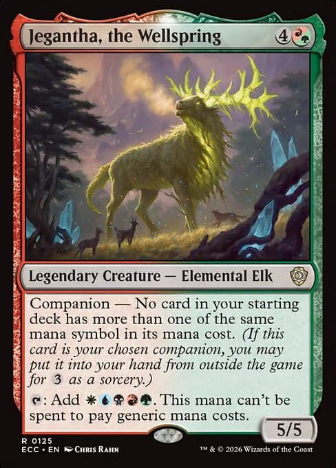 Jegantha, the Wellspring 2026 Magic: The Gathering Lorwyn Eclipsed Commander