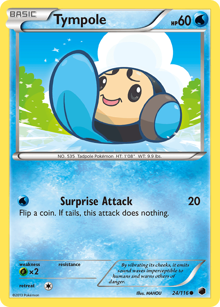 Tympole 2013 Pokemon Plasma Freeze