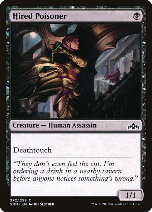 Hired Poisoner 2018 Magic: The Gathering