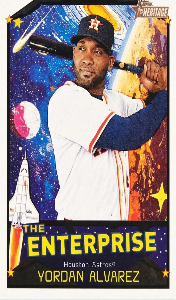 Yordan Alvarez 2026 topps Topps Heritage