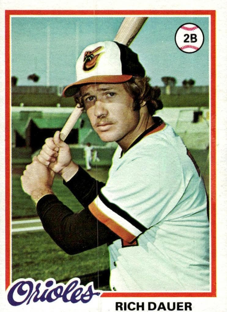 Rich Dauer 1978 topps Topps