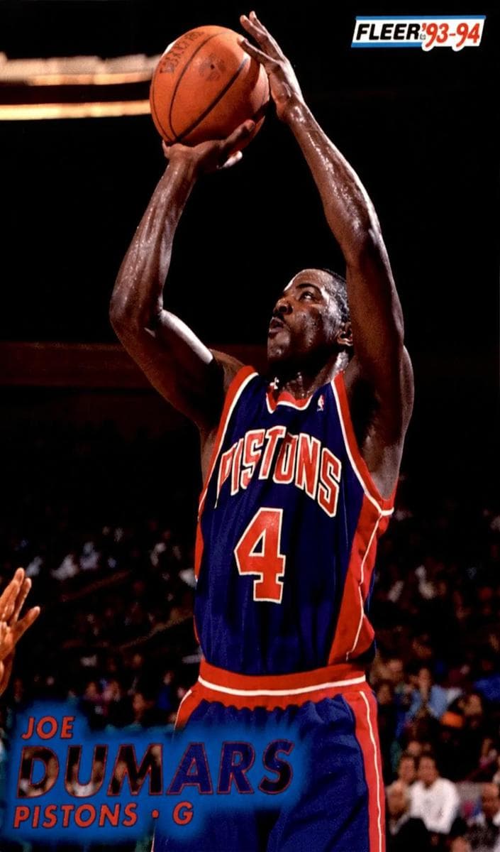 Joe Dumars 1993 fleer Fleer