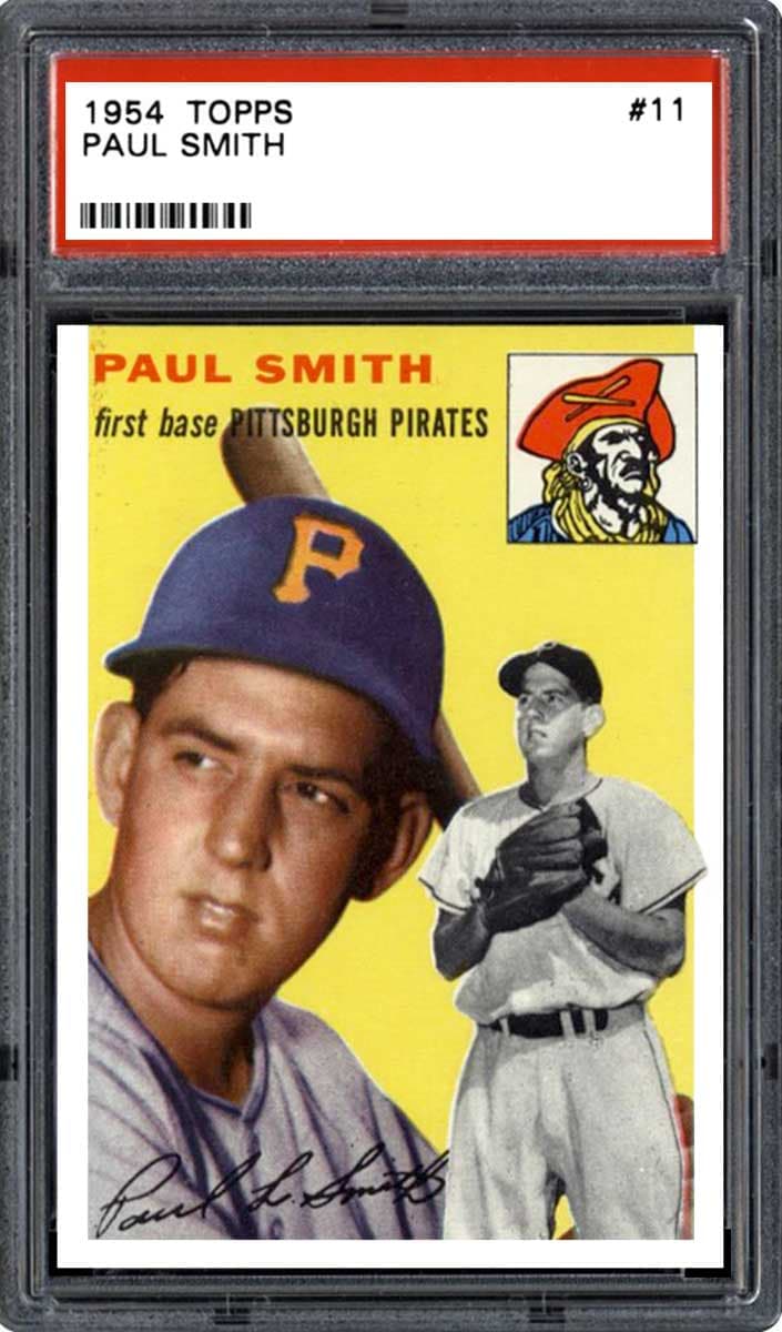 Paul Smith 1954 topps Topps Canadian