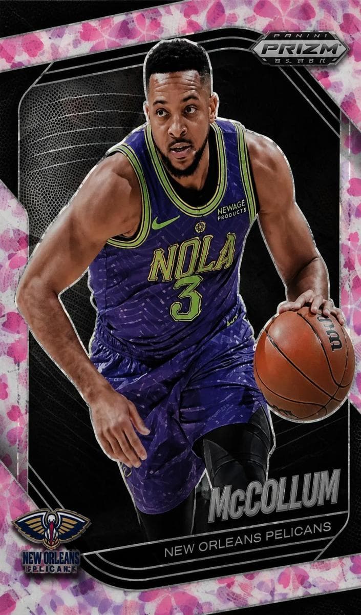 CJ McCollum 2024 panini Panini Prizm Black