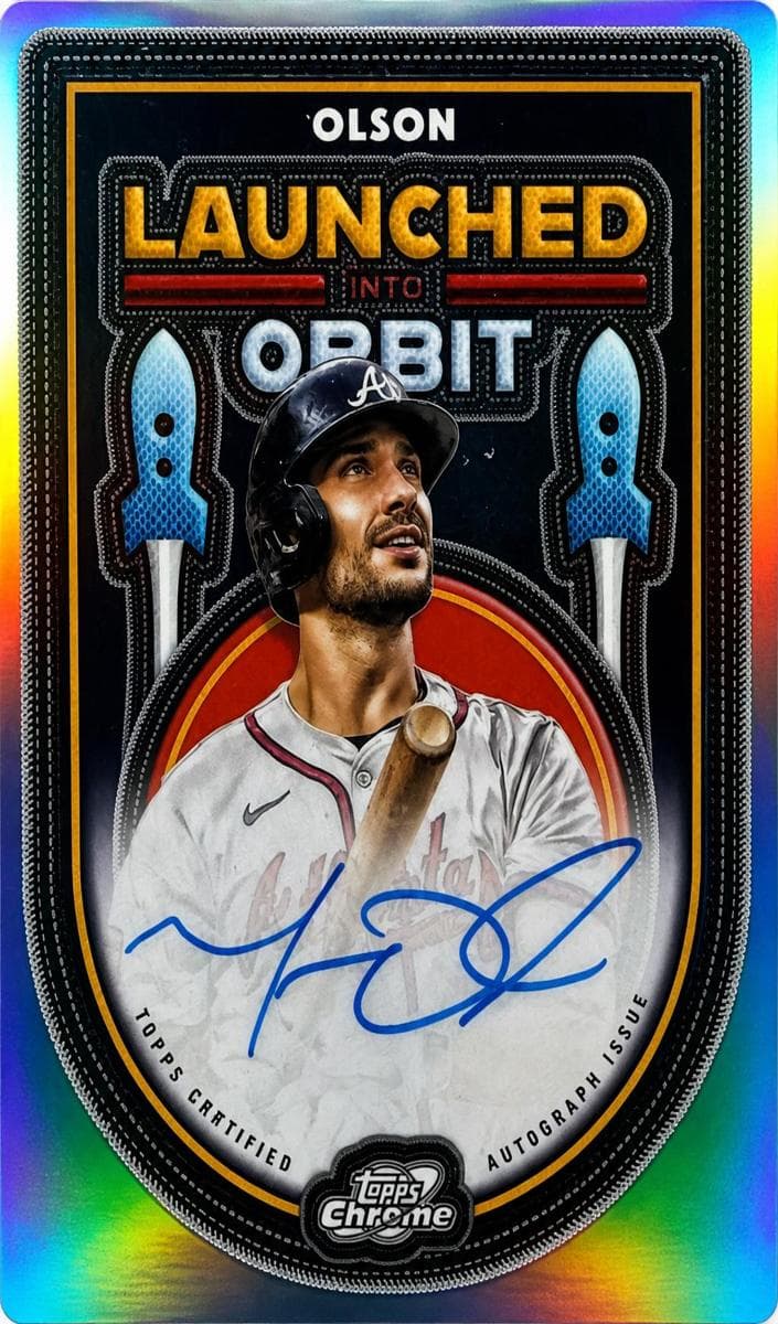 Matt Olson 2025 topps Topps Cosmic Chrome