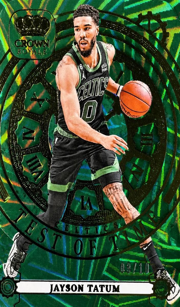 Jayson Tatum 2023 panini Panini Crown Royale