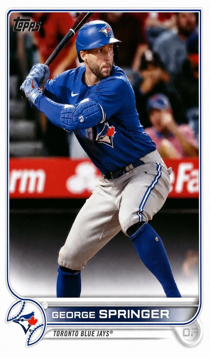 George Springer 2022 topps Topps