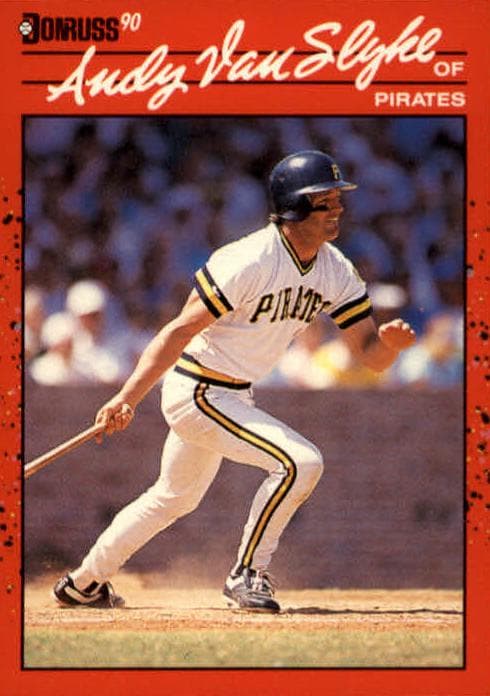 Andy Van Slyke 1990 panini Donruss