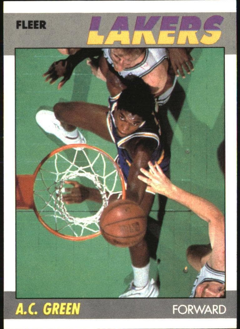 A.C. Green trading card