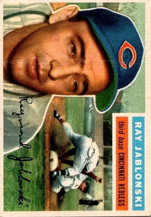 Ray Jablonski 1956 topps Topps
