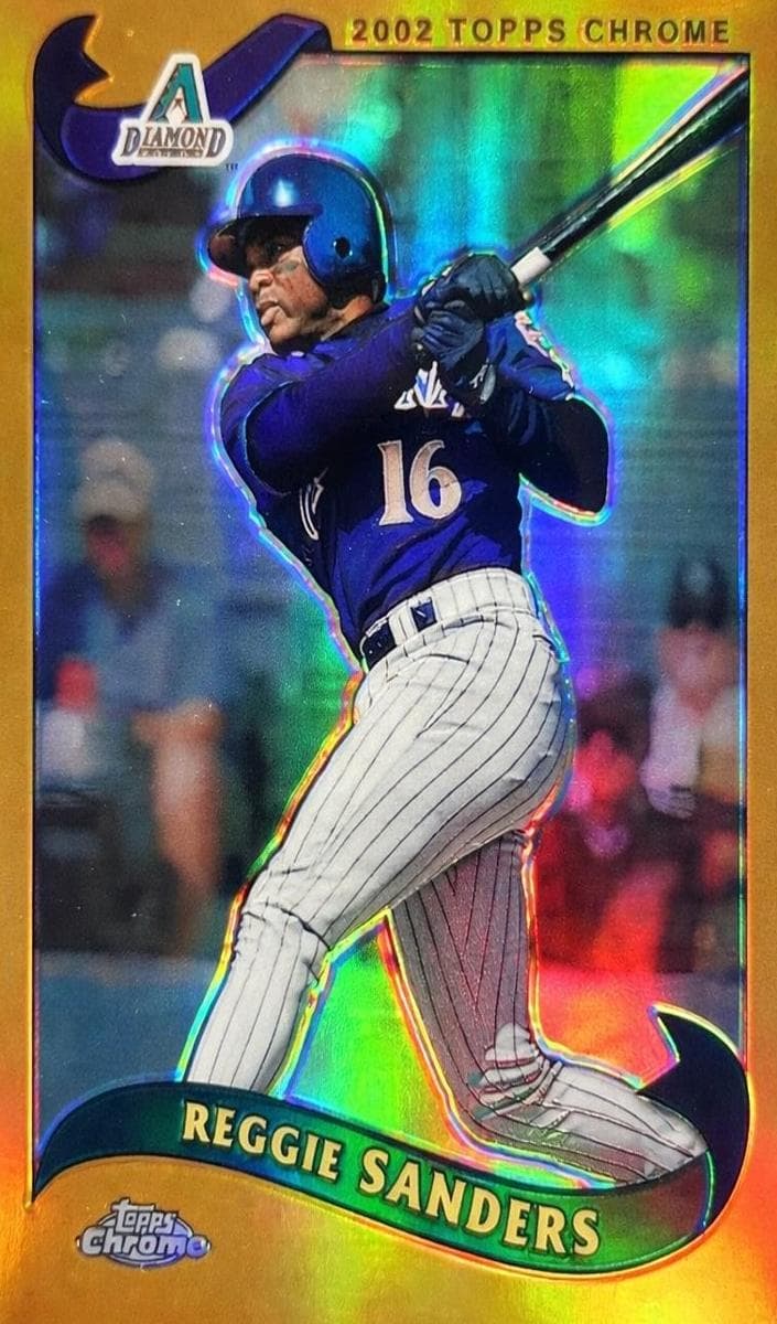 Reggie Sanders 2002 topps Topps Chrome
