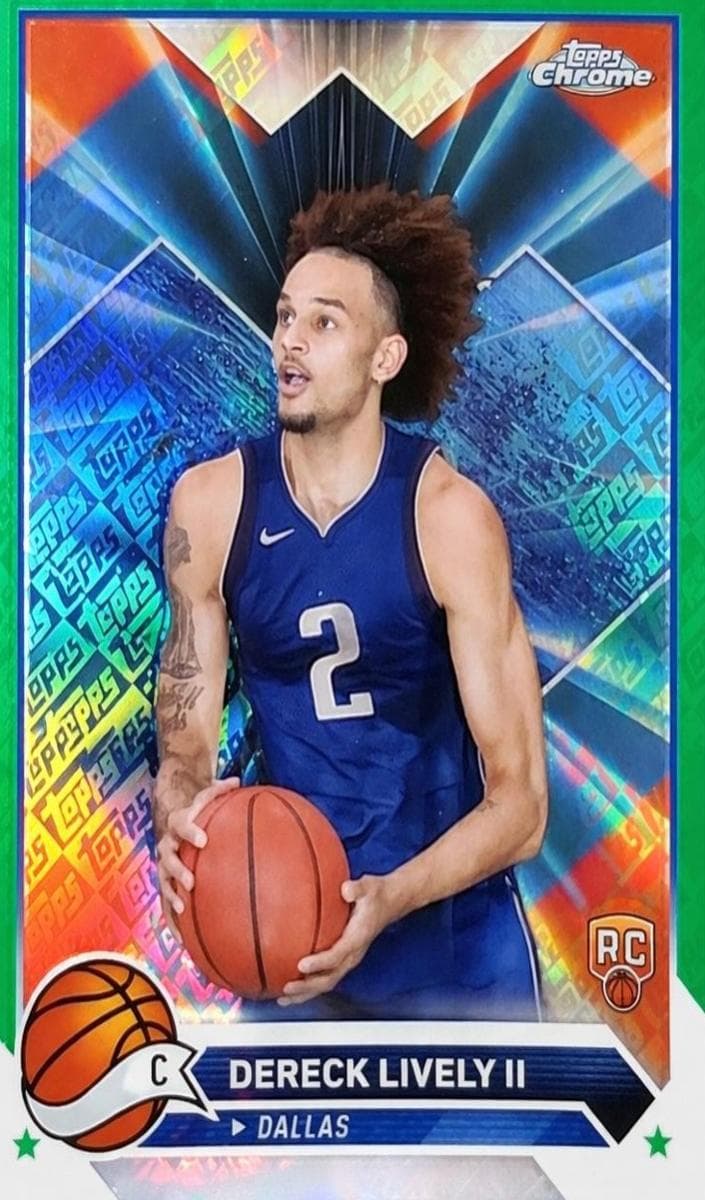 Dereck Lively II 2023 topps Topps Chrome