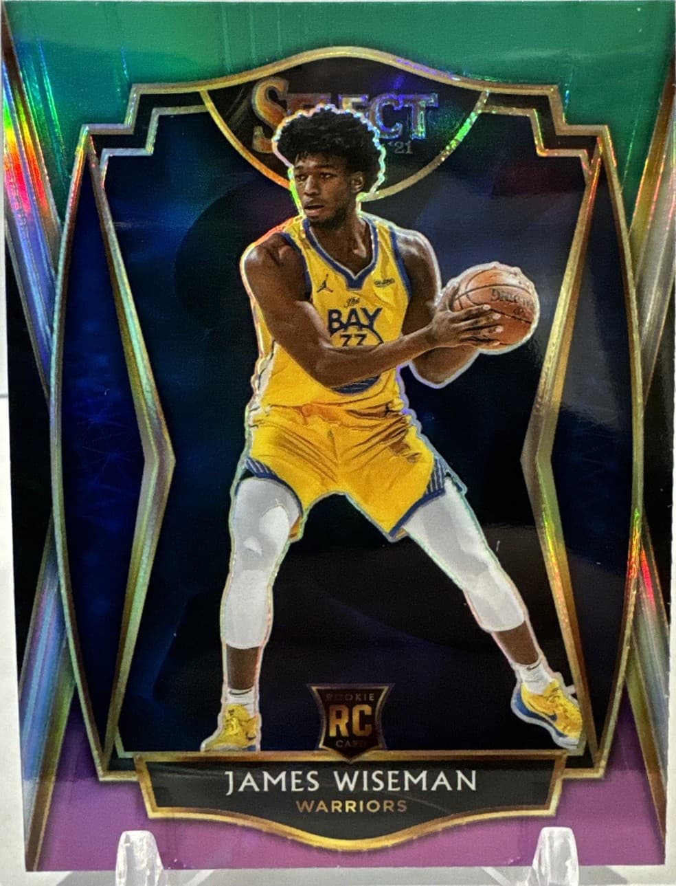 Basketball Green White 2020 Panini Select 2020 Panini Select green-purple