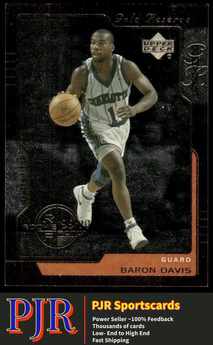 Baron Davis 1999 upper-deck Gold Reserve