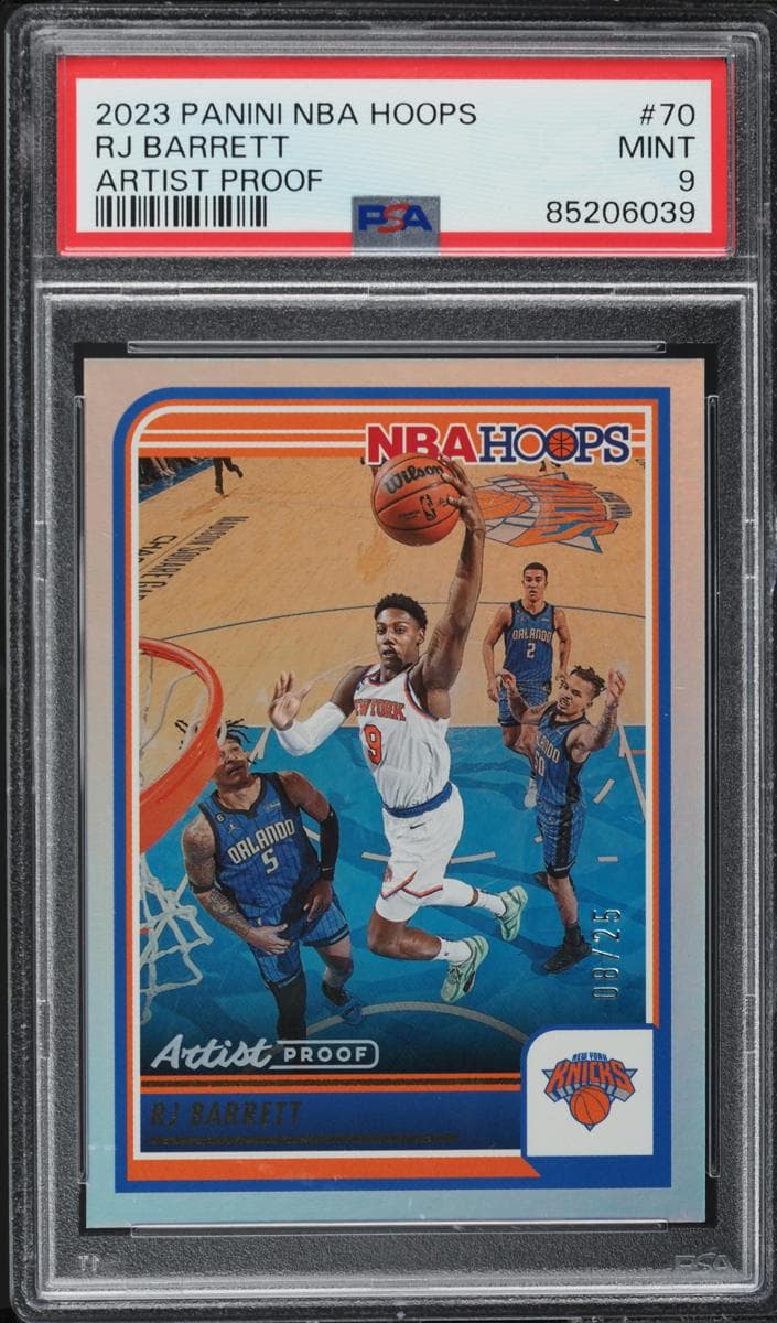 RJ Barrett 2023 panini Hoops Premium Stock
