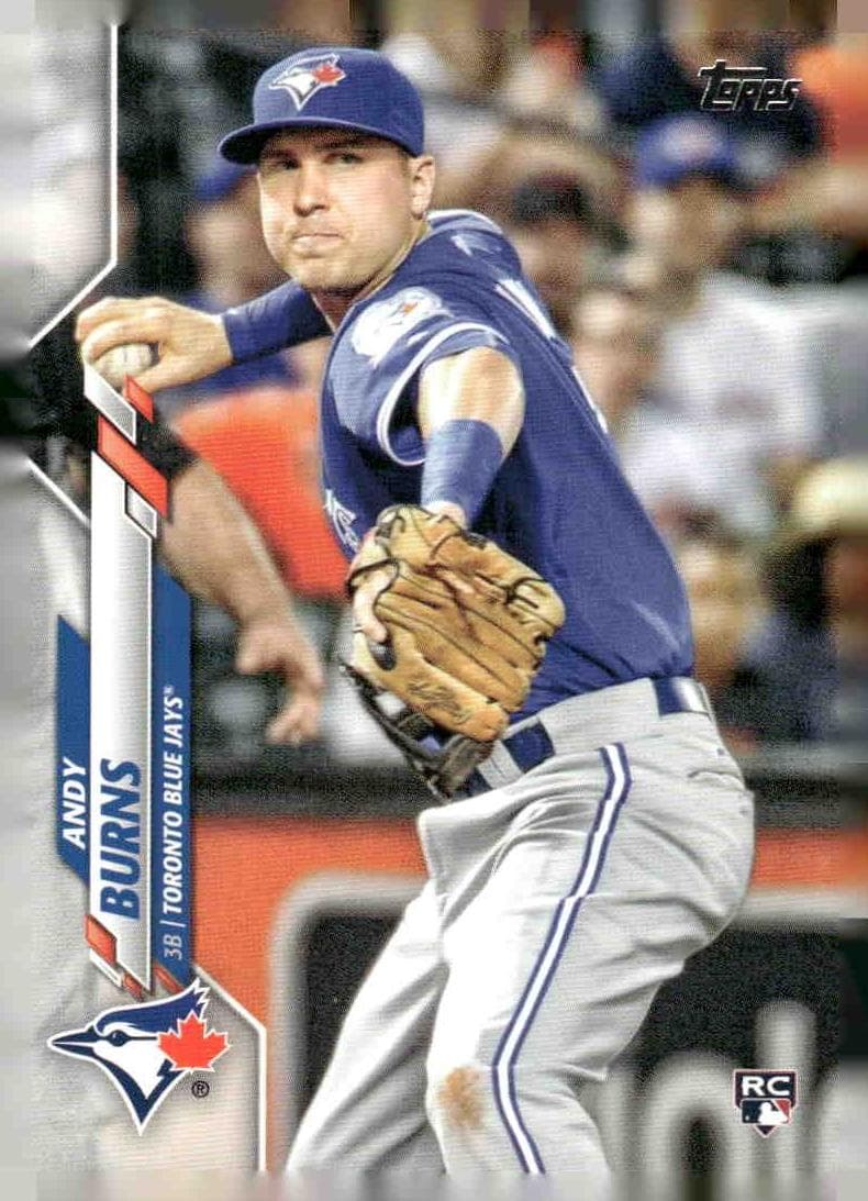 Andy Burns 2020 topps Topps Update