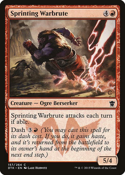 Sprinting Warbrute 2015 Magic: The Gathering Dragons of Tarkir