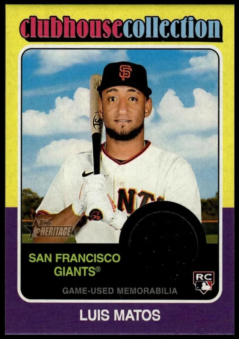 Luis Matos 2024 topps Topps Heritage